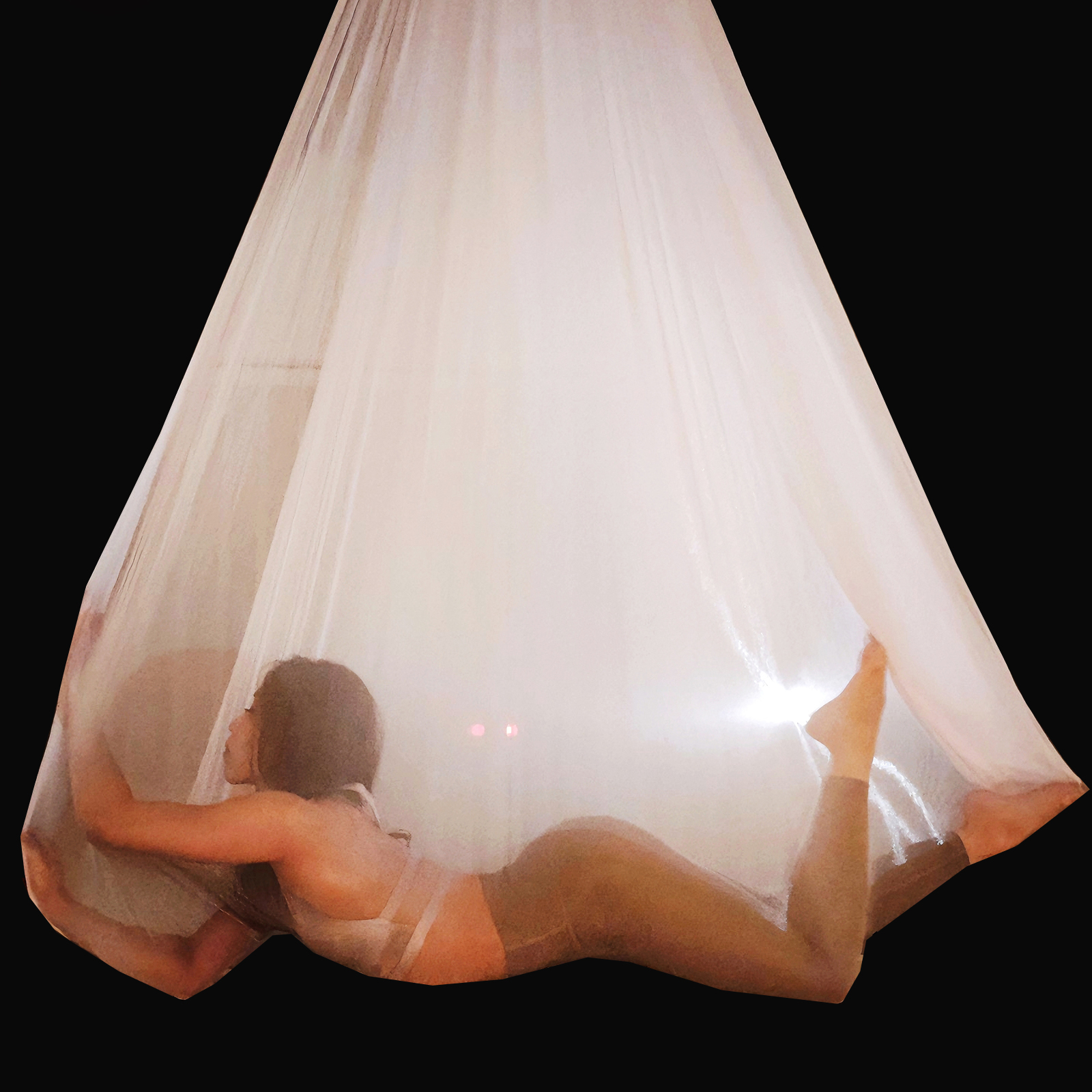 7m Air Yoga Hammock Transparen - مراجعة Yoga And Fitness Studio وسعره