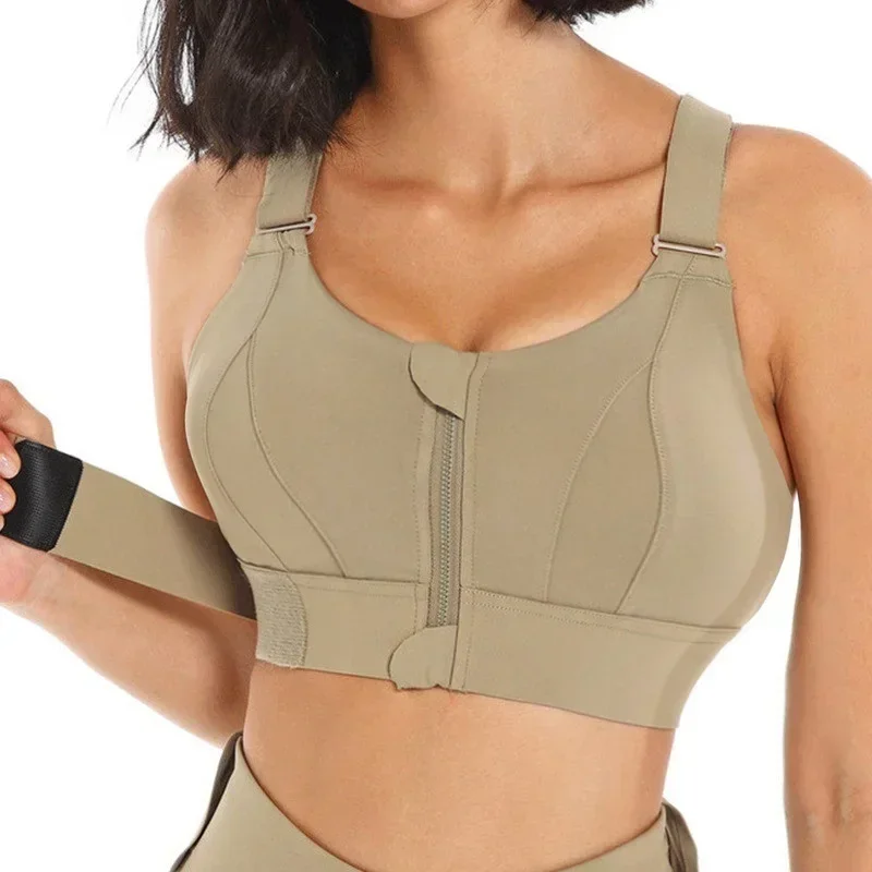Front Zipper Women Sports Bra  - مراجعة Yoga Fitness Plus وسعره