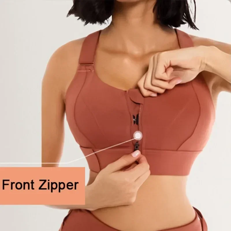 Front Zipper Women Sports Bra  - مراجعة Yoga Fitness Plus وسعره