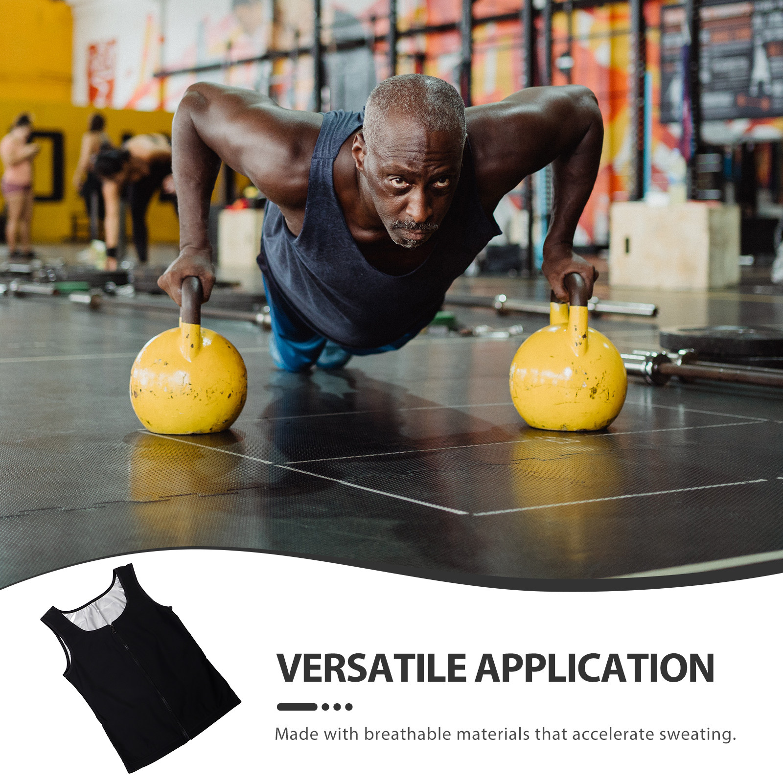 Mens Zip Up Sweat Vest Workout - مراجعة Yoga Fitness Gear وسعره