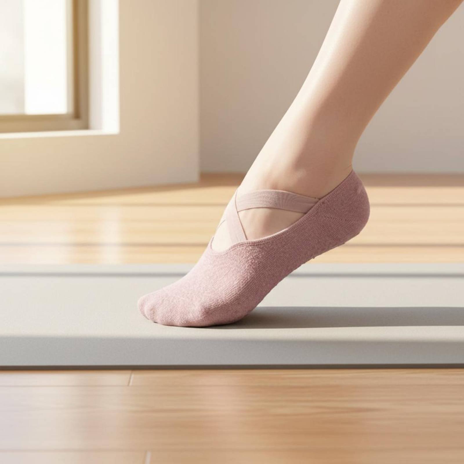Non Slip Fitness Socks Breatha - مراجعة Yoga And Fitness Studio وسعره