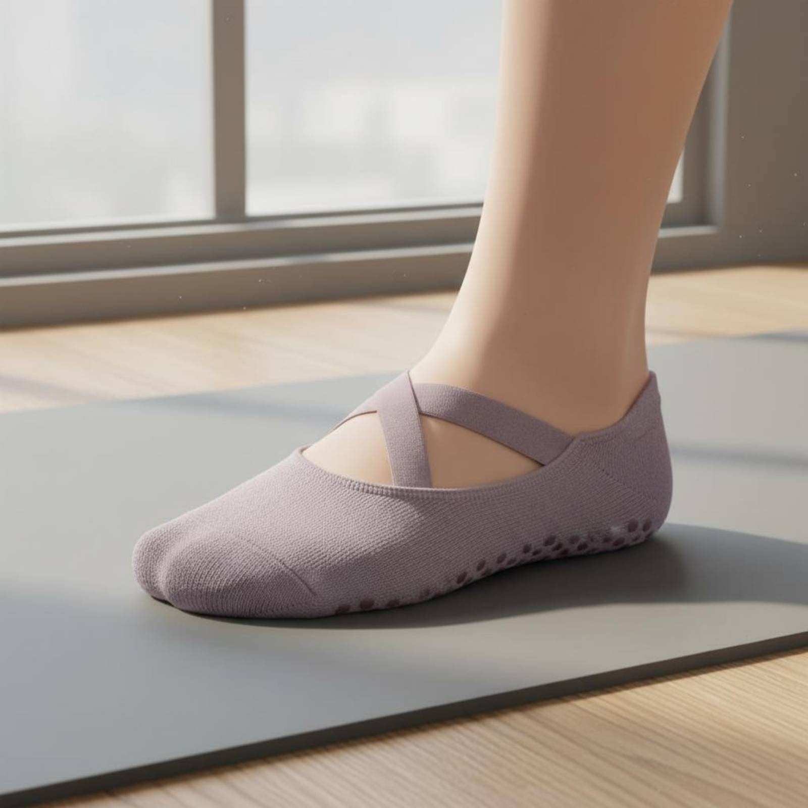 Non Slip Fitness Socks Breatha - مراجعة Yoga And Fitness Studio وسعره