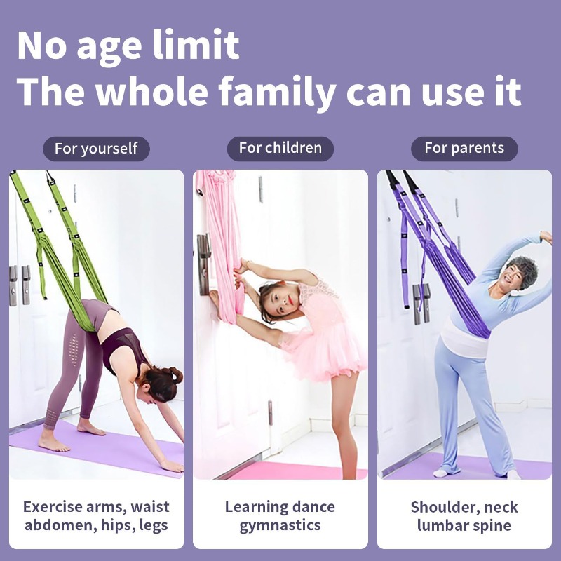 Adjustable Aerial Yoga Hammock - مراجعة Stretch Strap Yoga وسعره