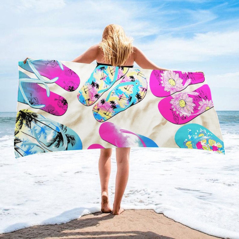 1PC Large Size Beach Blanket M - مراجعة Yoga Fitness Mat وسعره