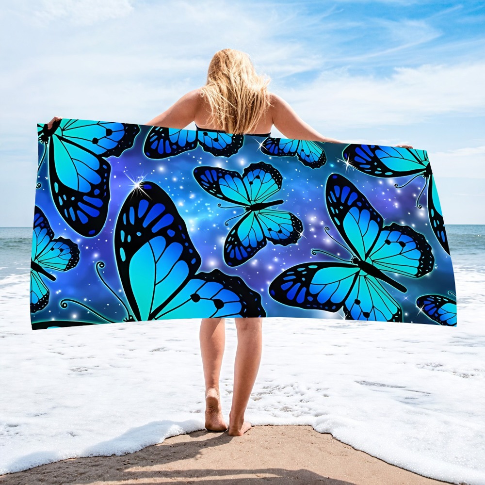 1PC Large Size Beach Blanket M - مراجعة Yoga Fitness Mat وسعره