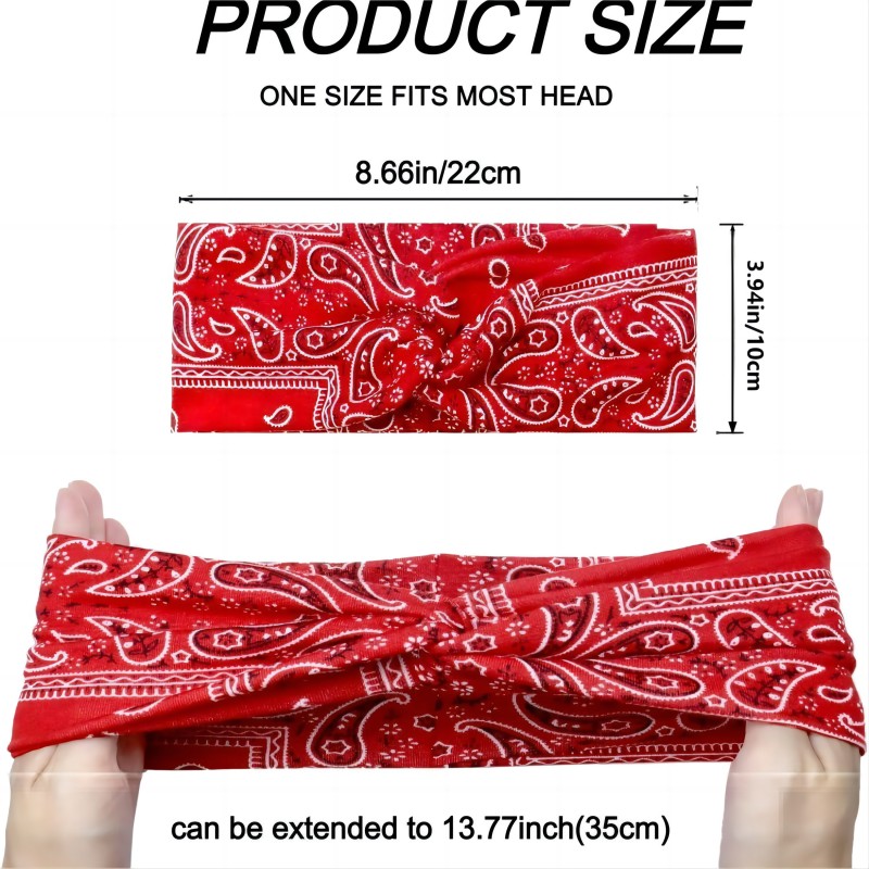 Paisley Cashew flowers hair ba - مراجعة Stretch Strap Yoga وسعره