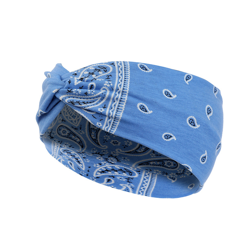 Paisley Cashew flowers hair ba - مراجعة Stretch Strap Yoga وسعره