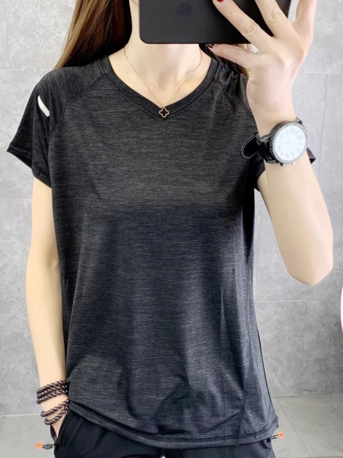 Quick Dry Short Sleeve T-Shirt - مراجعة Yoga Fitness Plus وسعره