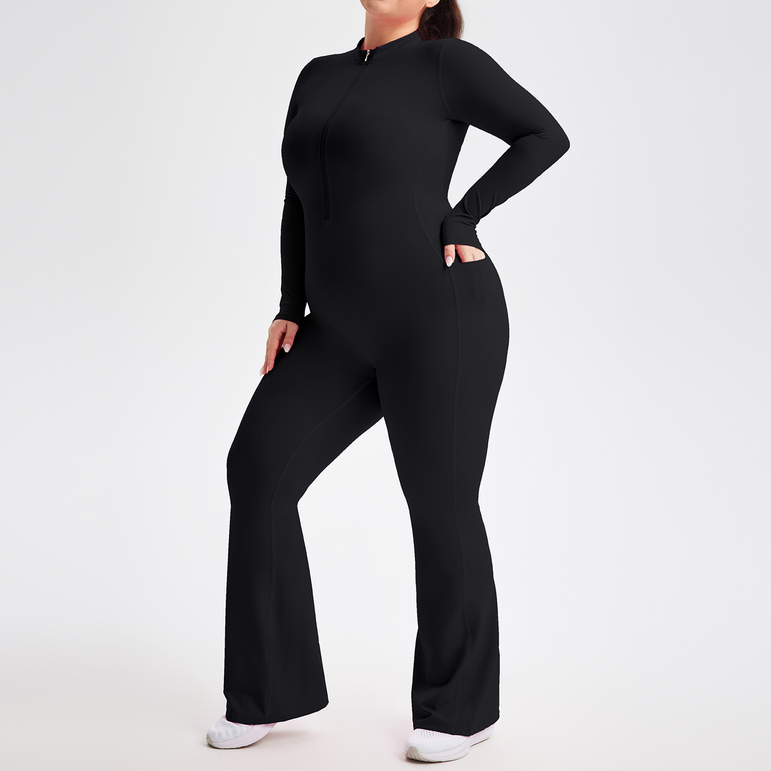 Plus Size Jumpsuit Yoga Sport  - مراجعة Yoga Fitness Plus وسعره