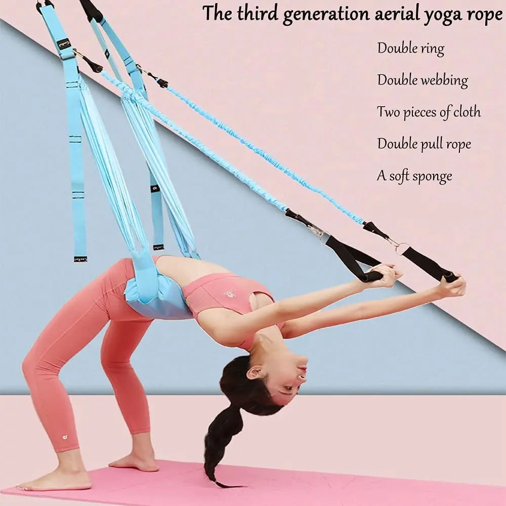 Adjustable Aerial Yoga Strap E - مراجعة Stretch Strap Yoga وسعره