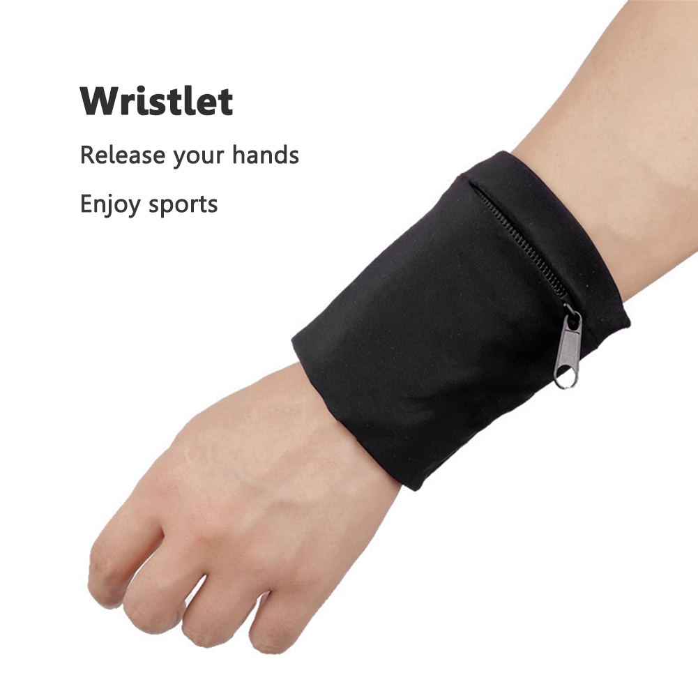 Zipper Running Arm Bags Cyclin - مراجعة Wrist Wraps Fitness وسعره